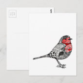 Red Robin Briefkaart (Voorkant / Achterkant)