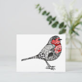 Red Robin Briefkaart (Staand voorkant)