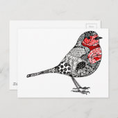 Red Robin Briefkaart (Voorkant / Achterkant)