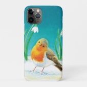 Red Robin en sneeuwpoppen Case-Mate iPhone Case (Achterkant)