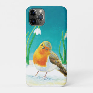 Red Robin en sneeuwpoppen Case-Mate iPhone Case
