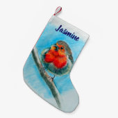 Red Robin Festive Kleine Kerstsok (Voorkant (Hangend))