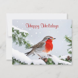 Red Robin Holiday Christmas Briefkaart