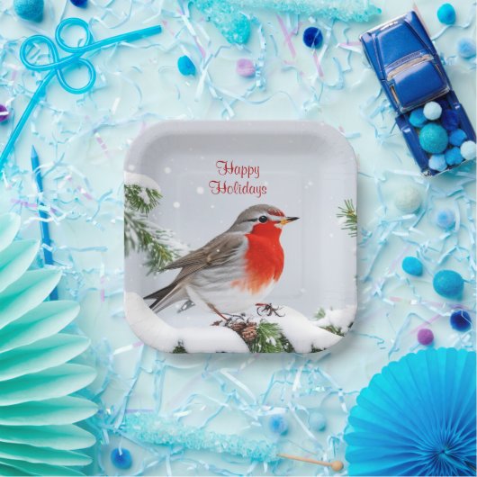 Red Robin Holiday Christmas Paper Bord (Feest)