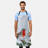 Red Robin Holiday Christmas Schort (Gedragen)