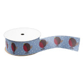 Red Robin kerstcadeautje Grosgrain Lint (Spoel)