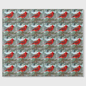 Red Robin kerstinpakpapier Cadeaupapier (Vlak)