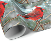 Red Robin kerstinpakpapier Cadeaupapier (Rol Hoek)