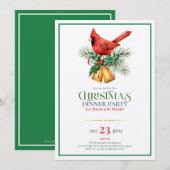 Red Robin met uitnodiging voor kerstcadeautjes (Voorkant / Achterkant)