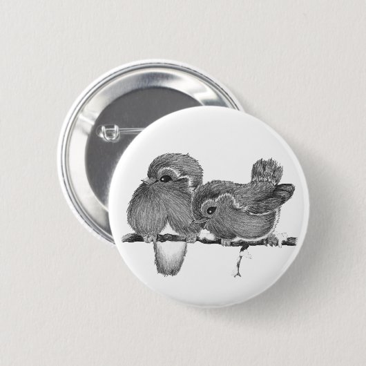 Red Robins Button (Voorkant /achterkant)