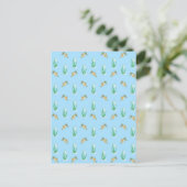 Red Robins en Snowdrops Briefkaart (Staand voorkant)
