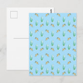 Red Robins en Snowdrops Briefkaart (Voorkant / Achterkant)