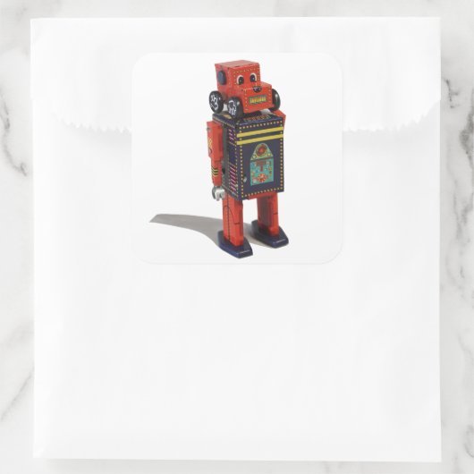 RED ROBOT STICKER (Tas)