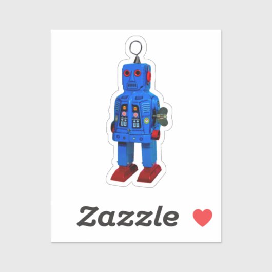 RED ROBOT STICKER (Vel)