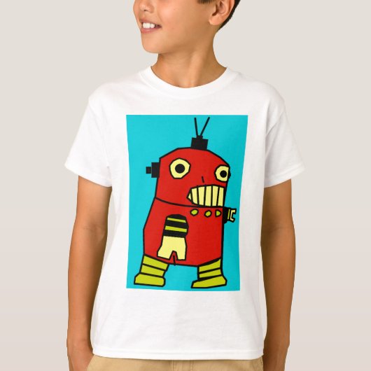 Red Robot T-shirt (Voorkant)