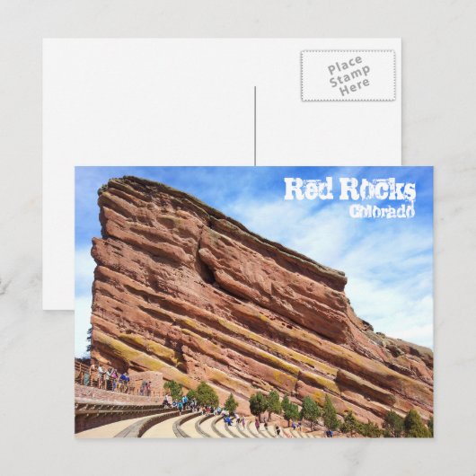 Red Rock Amphitheater Briefkaart (Voorkant / Achterkant)