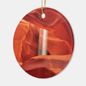 Red Rock Antelope Canyon Arizona Sunlight Rays Keramisch Ornament (Links)