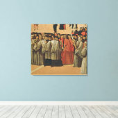 Red rock, c.1895 (olie op canvas) 2 canvas afdruk (Insitu (Houten vloer))