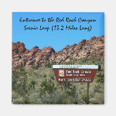 Red Rock Canyon 2" magneet (Voorkant)