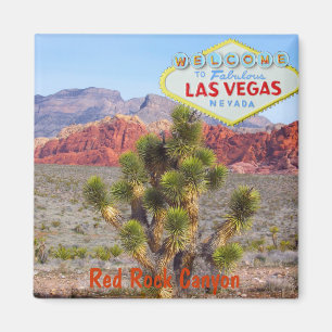 Red Rock Canyon bij Las Vegas Strip Magneet