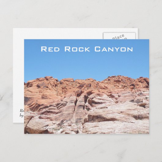 Red Rock Canyon Briefkaart (Voorkant / Achterkant)