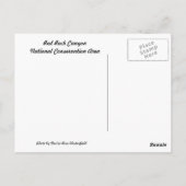 Red Rock Canyon, Las Vegas Briefkaart (Achterkant)