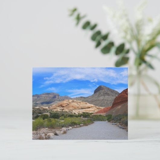 Red Rock Canyon-Las Vegas Nevada Briefkaart (Staand voorkant)