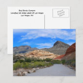 Red Rock Canyon-Las Vegas Nevada Briefkaart (Voorkant / Achterkant)