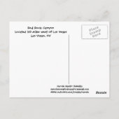 Red Rock Canyon-Las Vegas Nevada Briefkaart (Achterkant)