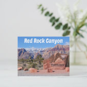 Red Rock Canyon Las Vegas Nevada Verenigde Staten Briefkaart (Staand voorkant)