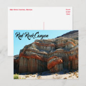 Red Rock Canyon Las Vegas Nevada Verenigde Staten Briefkaart (Voorkant / Achterkant)