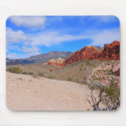 Red Rock Canyon-Mousepad Muismat (Voorkant)