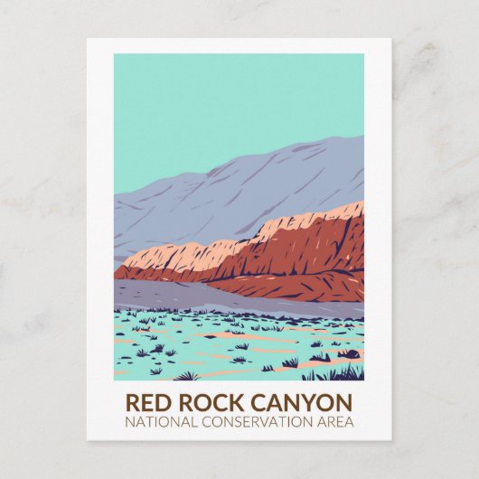Red Rock Canyon National Conservation Area Briefkaart (Voorkant)