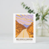 Red Rock Canyon National Conservation Area Road Briefkaart (Staand voorkant)