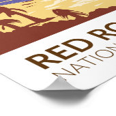 Red Rock Canyon National Conservation Area-weg Poster (Hoek)
