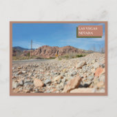 Red Rock Canyon Natuur in de Nevada woestijn in La Briefkaart (Voorkant)