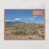 Red Rock Canyon Natuur in de Nevada woestijn in La Briefkaart (Voorkant)