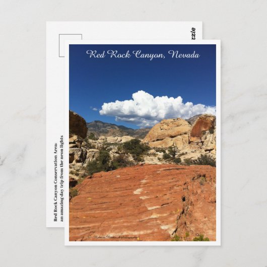 Red Rock Canyon, Nevada Briefkaart (Voorkant / Achterkant)