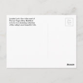 Red Rock Canyon, Nevada - Briefkaart (Achterkant)