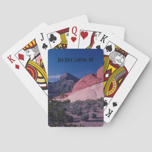  Red Rock Canyon Nevada Pokerkaarten (Achterkant)