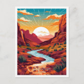 Red Rock Canyon Nevada Travel  illustratie Briefkaart (Voorkant)