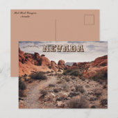 Red Rock Canyon Nevada Verenigde Staten Briefkaart (Voorkant / Achterkant)