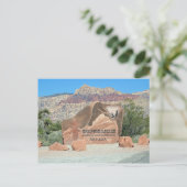 Red Rock Canyon NV Teken Briefkaart! Briefkaart (Staand voorkant)