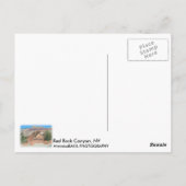 Red Rock Canyon NV Teken Briefkaart! Briefkaart (Achterkant)