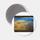 Red Rock Canyon _ Planet Art-serie Magneet (Voorkant / Achterkant)