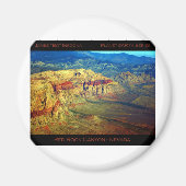 Red Rock Canyon _ Planet Art-serie Magneet (Voorkant)
