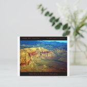 Red Rock Canyon _ Planet Art Series Briefkaart (Staand voorkant)