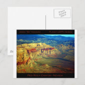 Red Rock Canyon _ Planet Art Series Briefkaart (Voorkant / Achterkant)