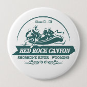 Red Rock Canyon (raften 2) Ronde Button 4,0 Cm (Voorkant)