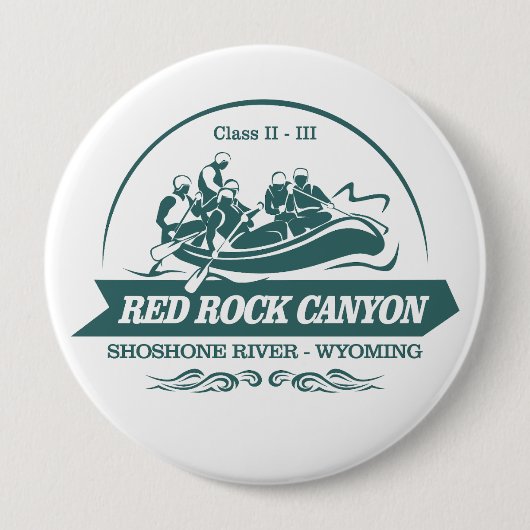 Red Rock Canyon (raften 2) Ronde Button 4,0 Cm (Voorkant)